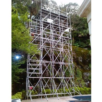 Modułowe rusztowania schodowe aluminiowe typu śluzowego