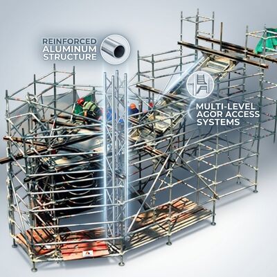 Dobra cena. Utrzymanie kotłów przemysłowych Aluminium Scaffold Tower Radiant Heat Barrier Intumescent Deck w Internecie